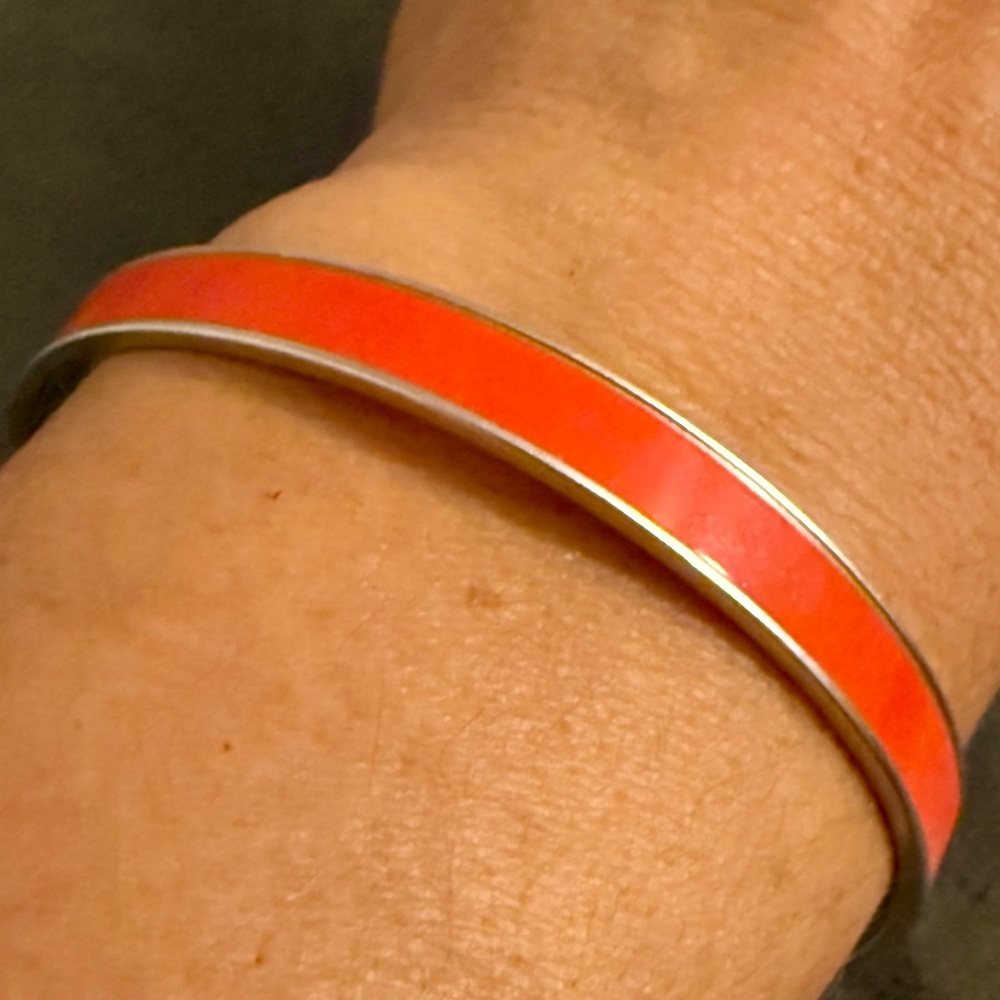 Vintage Monet Orange bangle